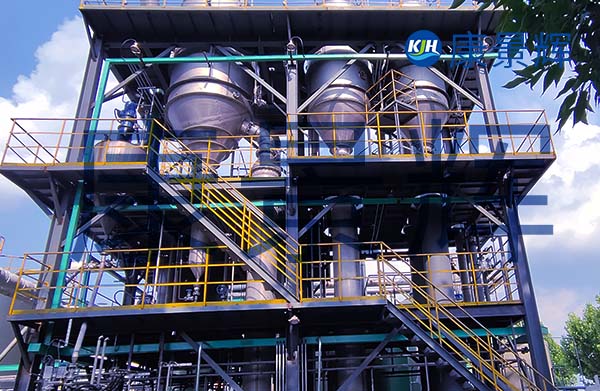 处理量5t/h三效杂盐蒸发器