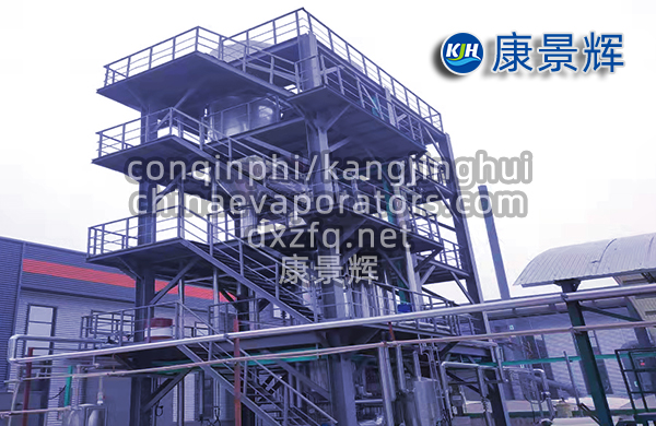 19t/h氯化钠双效jyue蒸发器